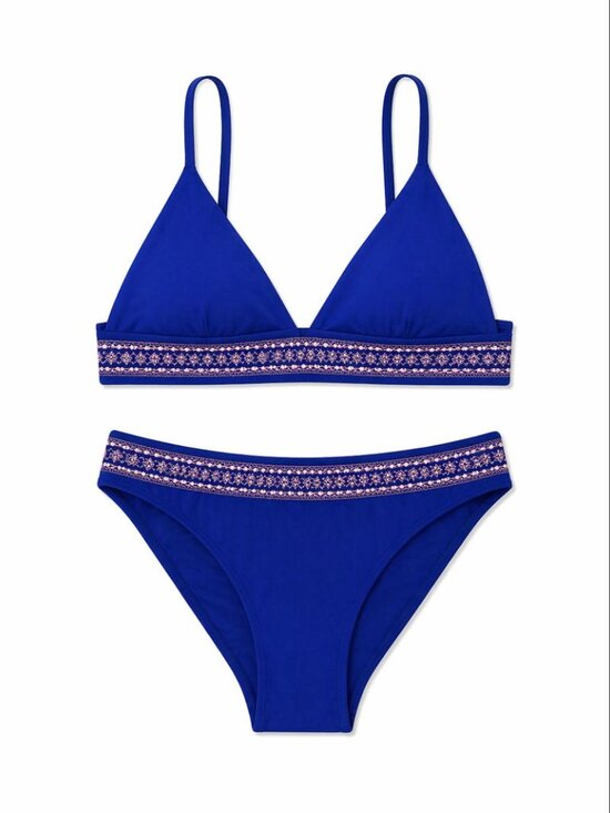 None Other - Cobalt Blue Bikini  L